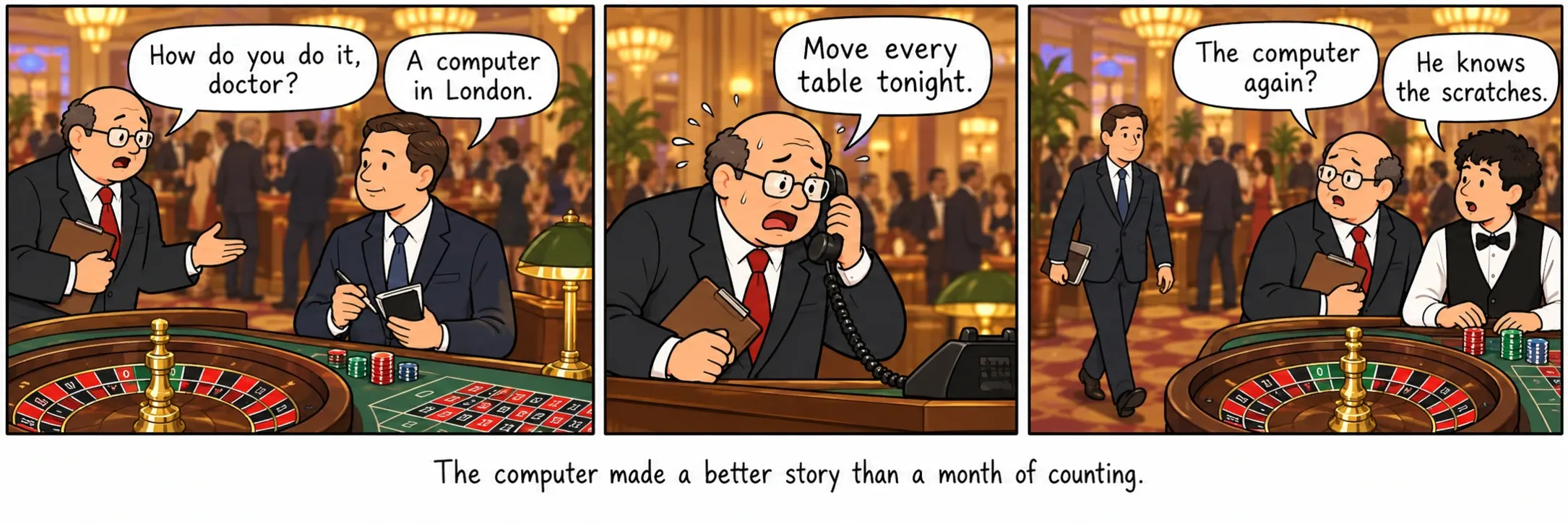 O computador deu mellor historia ca un mes de reconto.