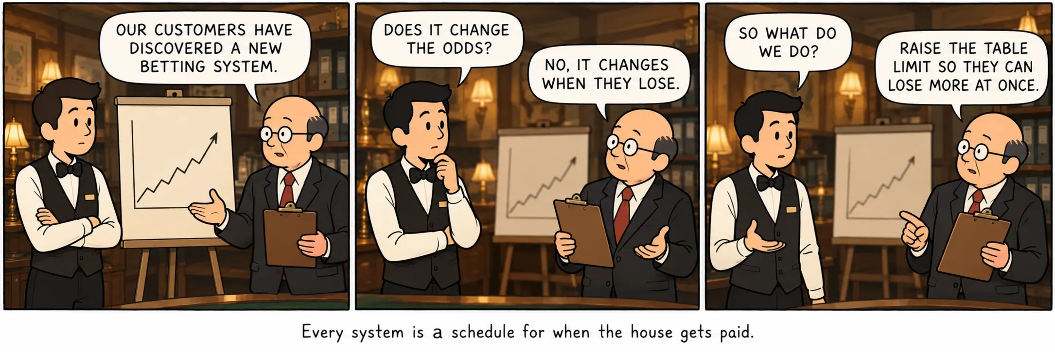 Todo sistema é un calendario de cando se lle paga á casa.